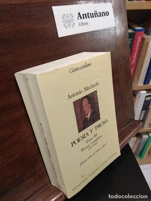 B&uuml;cher: Poesia y prosa Tomo III Prosas Completas (1893-1936)