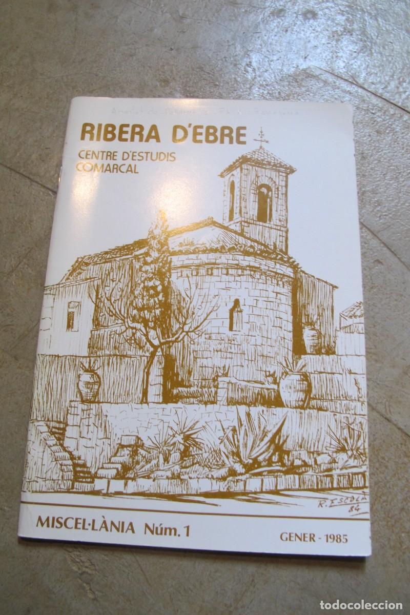 Libros: RIBERA DEBRE. CENTRE DESTUDIS COMARCALS. MISCEL.LANIA NUM. 1 GENER - 1985 - Foto 1