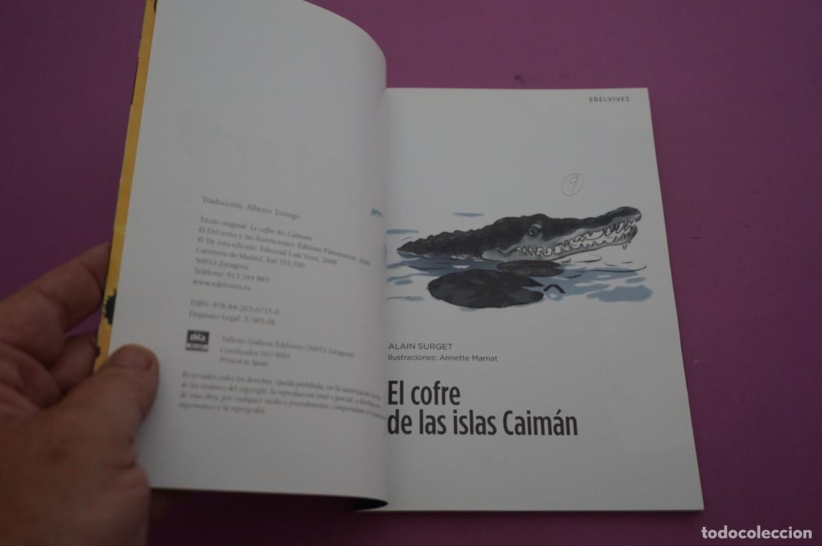 Libros: AMF-16D/ EL COFRE DE LAS ISLAS CAIMAN - ALAIN SURGET / EDELVIVES - Foto 2