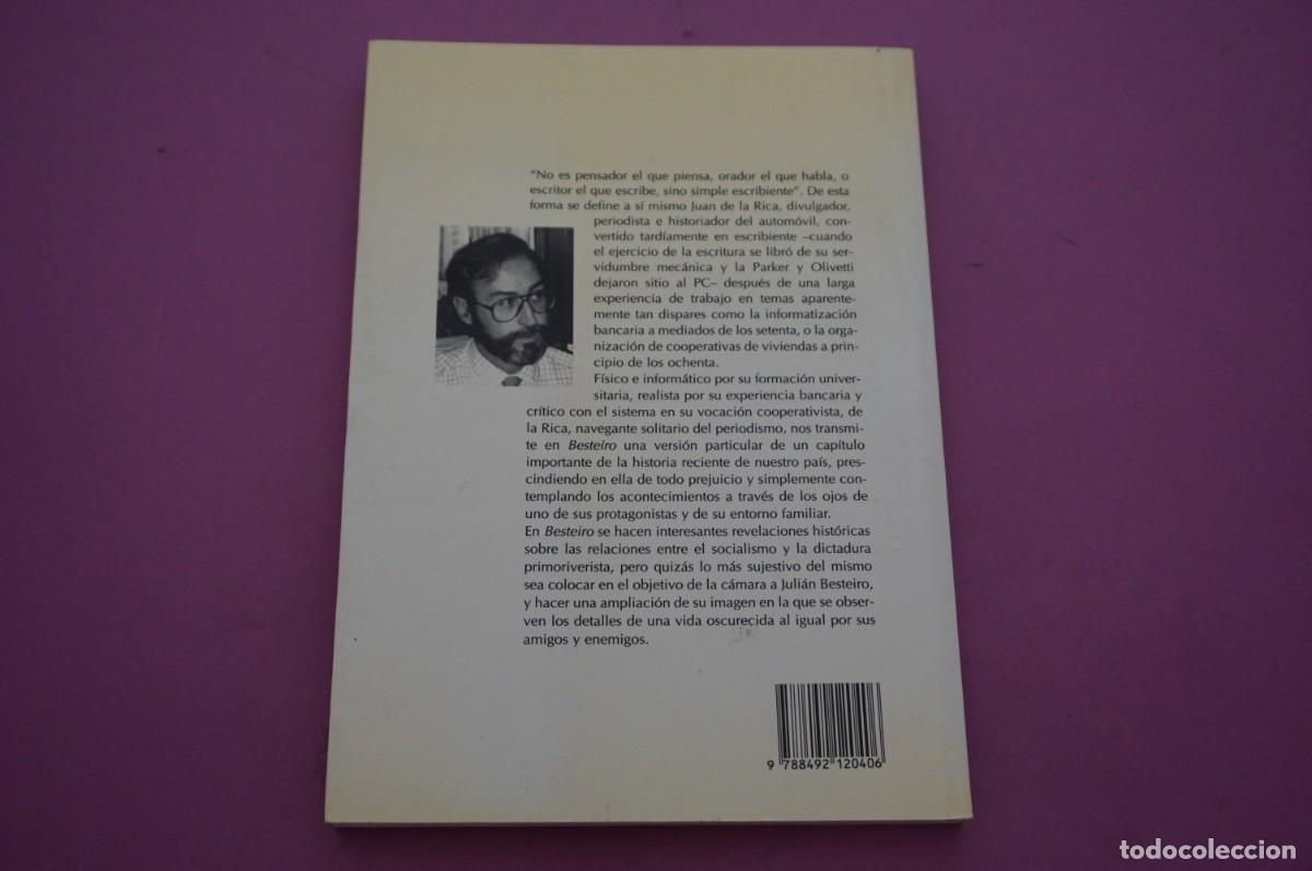 Libros: AMF-16D/ BESTEIRO EL ERROR SOCIALISTA - JUAN DE LA RICA - Foto 5