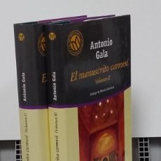 Libros: EL MANUSCRITO CARMESÍ I Y II (OBRA COMPLETA, LOS DOS TOMOS) - ANTONIO GALA