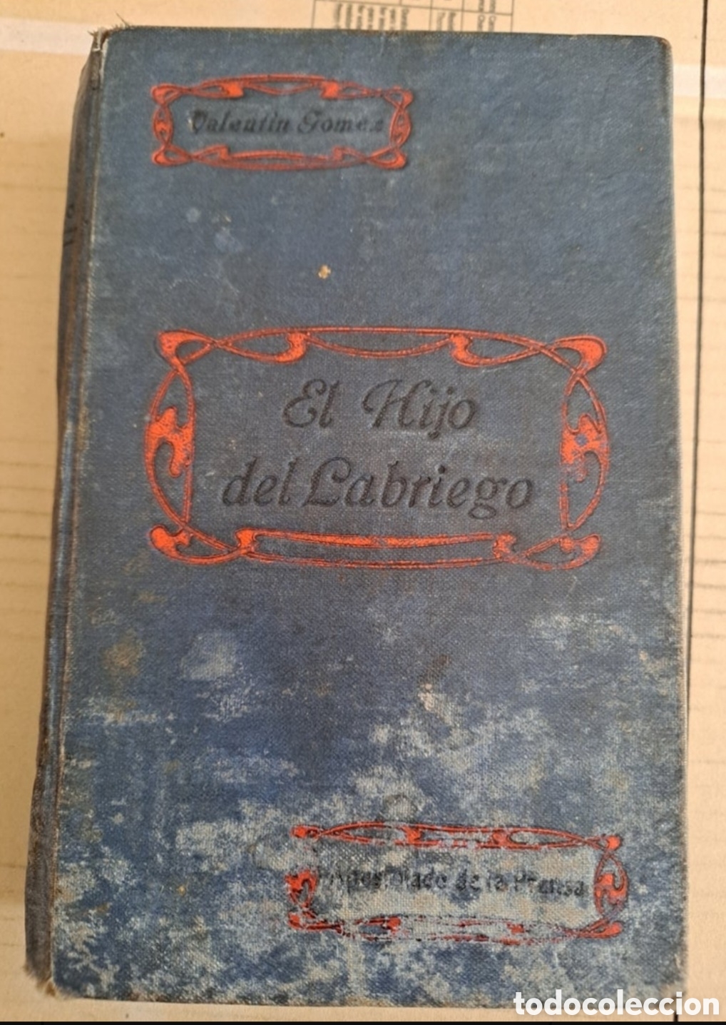 Libros: El hijo del labriego. Valent&iacute;n G&oacute;mez - Foto 1