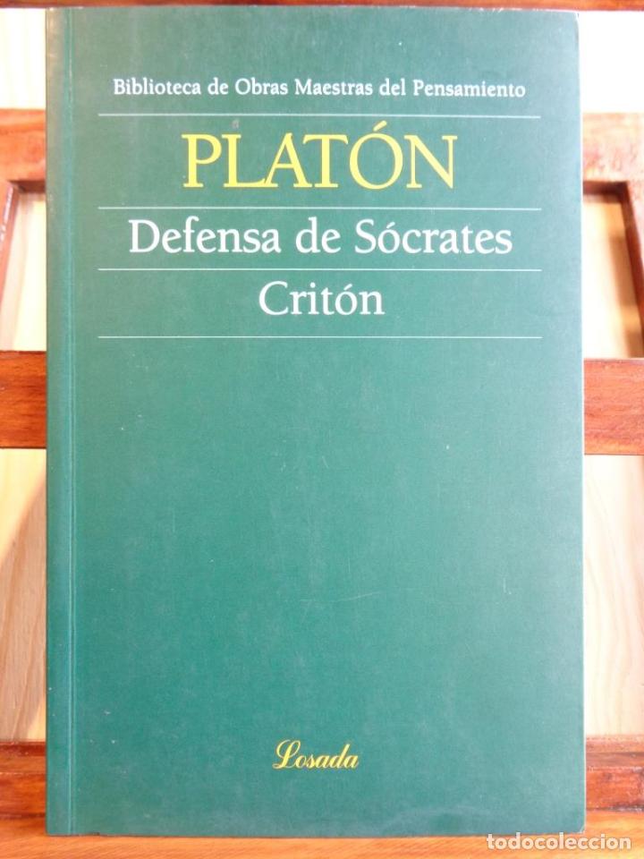 Libros: DEFENSA DE S&Oacute;CRATES / CRIT&Oacute;N - PLAT&Oacute;N - Foto 1