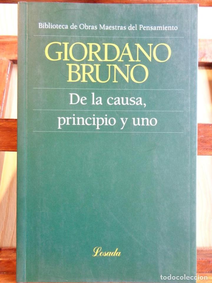 Libros: DE LA CAUSA, PRINCIPIO Y UNO - GIORDANO BRUNO - Foto 1