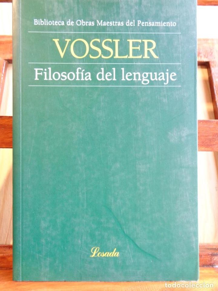Libros: FILOSOF&Iacute;A DEL LENGUAJE - KARL VOSSLER - Foto 1