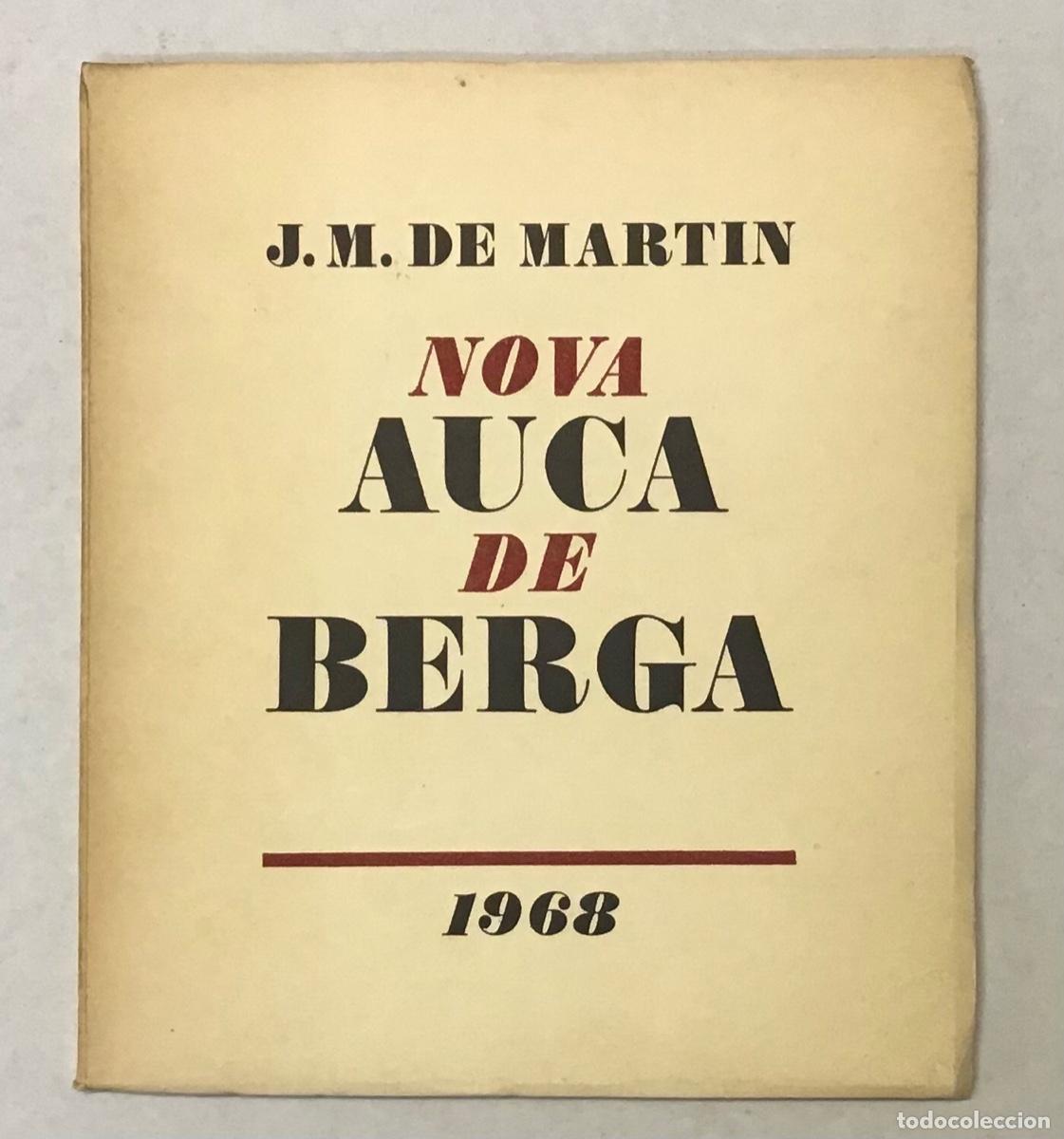Libros: NOVA AUCA DE BERGA. - MART&Iacute;N, Josep Maria de. - Foto 1