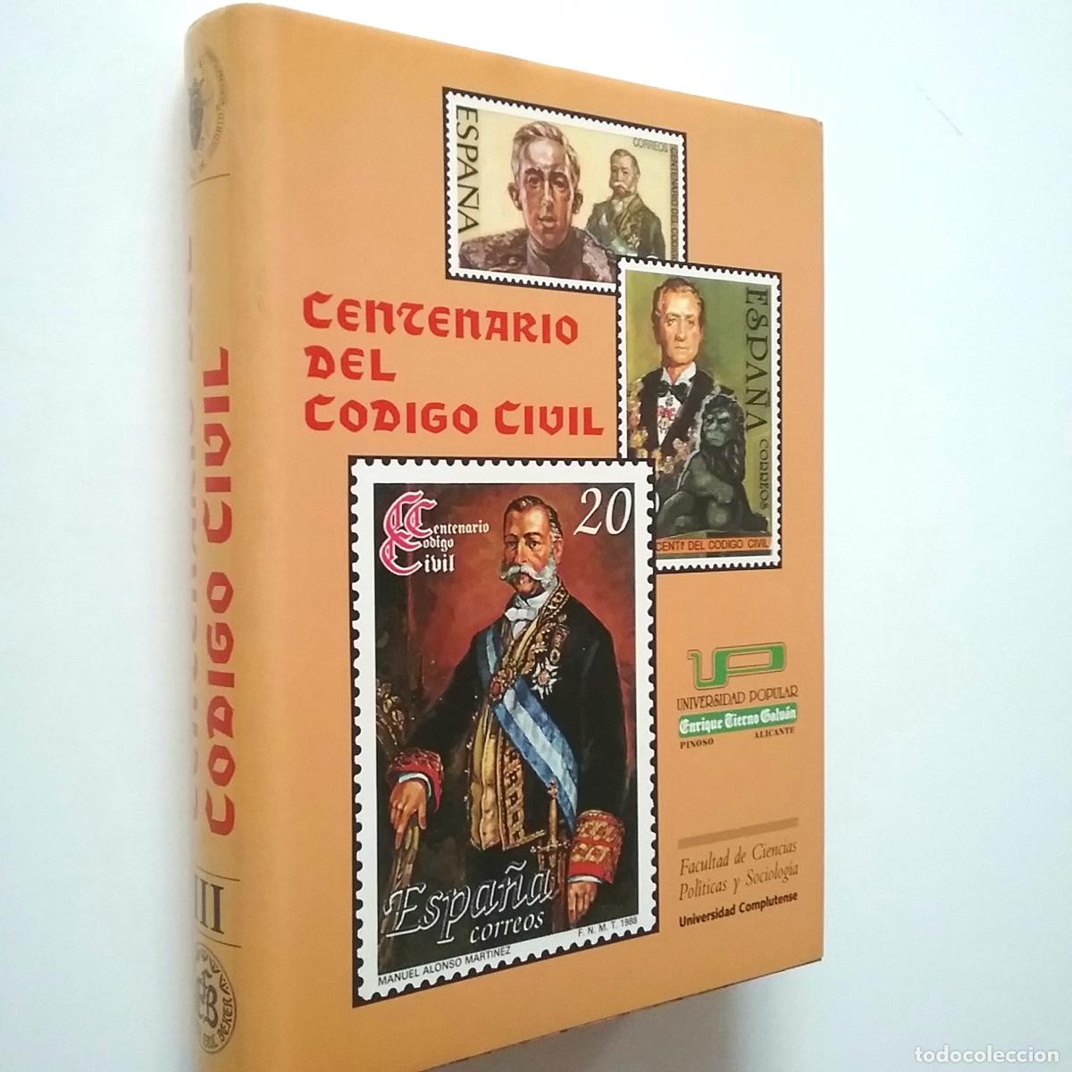 Libros: VV. AA. - Centenario del C&oacute;digo Civil. Tomo III - Foto 1