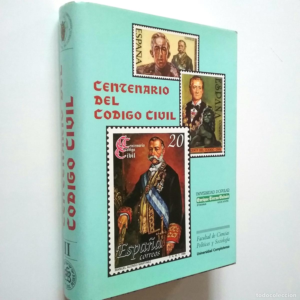 Libros: VV. AA. - Centenario del C&oacute;digo Civil. Tomo II - Foto 1