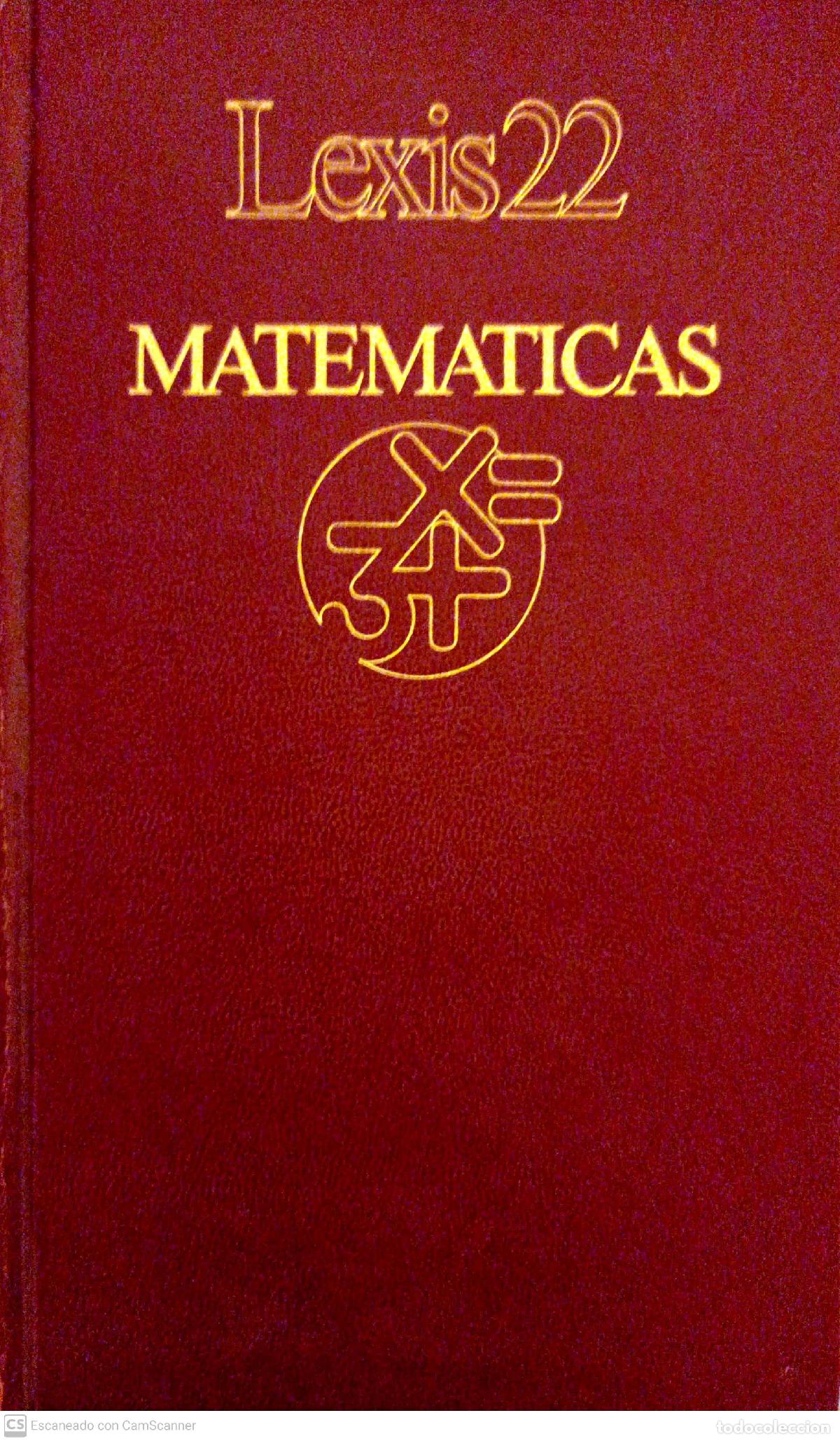 Libros: Lexis 22. Matem&aacute;ticas - Foto 1