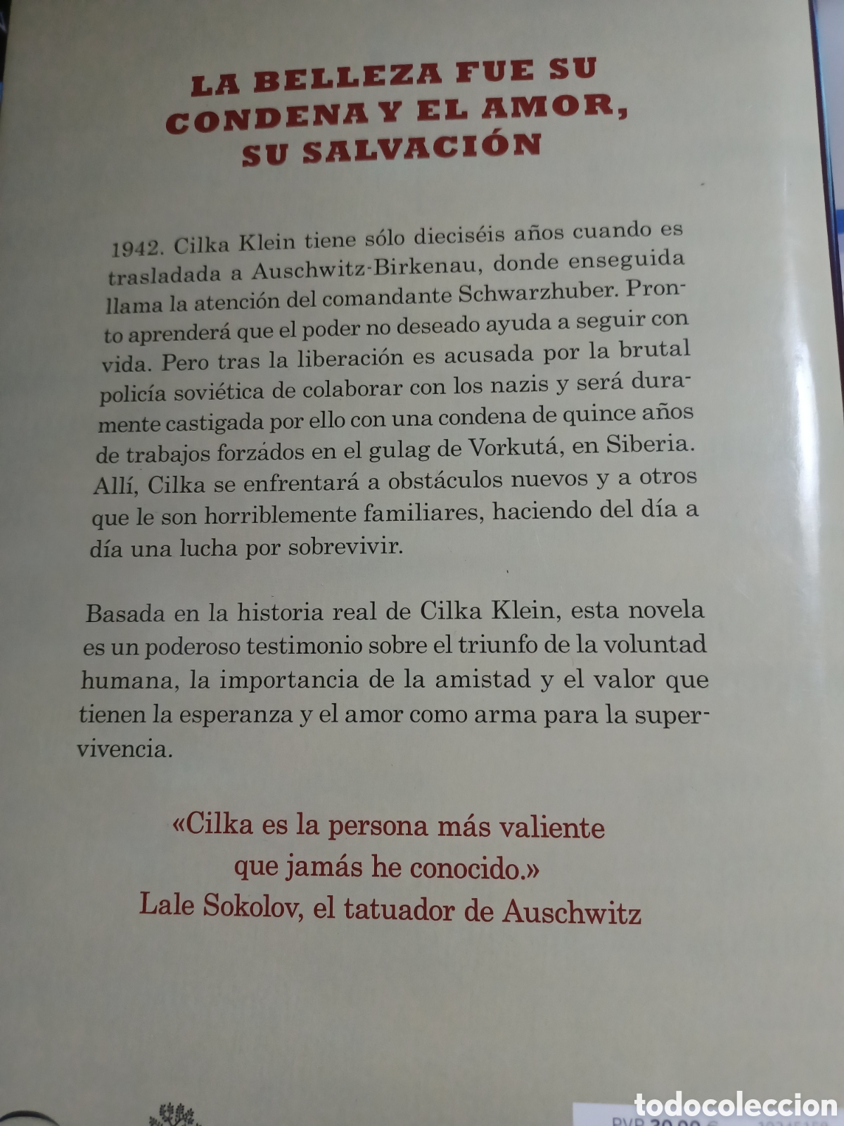 Libros: Barybook C41. El viaje de cilka Espasa Heather Morris - Foto 2