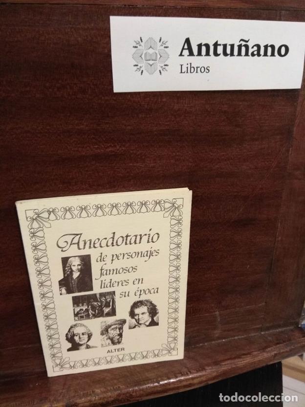 Livros em segunda m&atilde;o: Anecdotario de personajes famosos l&iacute;deres en su &eacute;poca