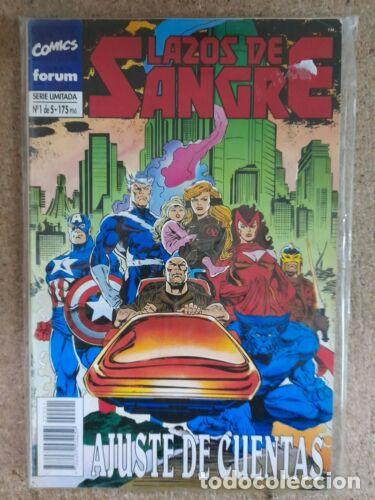 Libros: Lazos De Sangre.Coleccion Completa de 5 Comics.Marvel.Forum - Foto 1