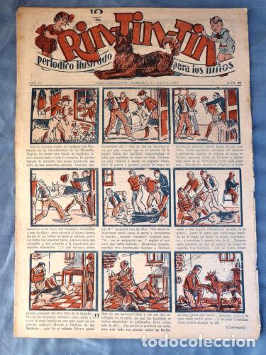 Libros: Rin Tin Tin num.49 Editorial Marco 10 cts. 1928 - Foto 1