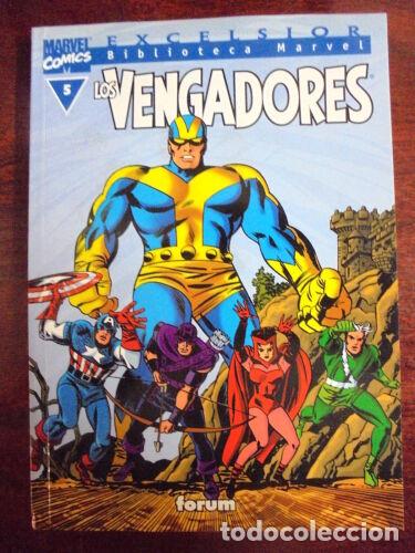 Libros: Biblioteca Marvel,Los Vengadores num.5,Ed. Forum - Foto 1
