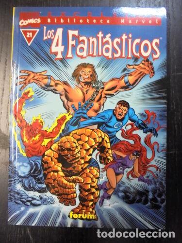 Libros: Biblioteca Marvel,Los 4 Fantasticos num.21,Ed.Forum - Foto 1
