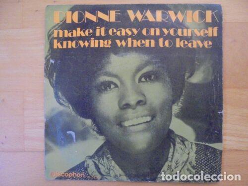 Libros: Disco Single 45 R.P.M.Dionne Warwick.Make it easy on yourself - Foto 1