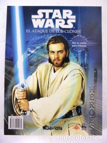 Libros: Star Wars,El Ataque de los Clones,Libro para Colorear,Ediciones Gaviota 2002 - Foto 1