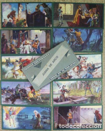 Libros: Cromos Culturales.Juana De Arco.10 Tarjetas.Ediciones Barsal - Foto 1