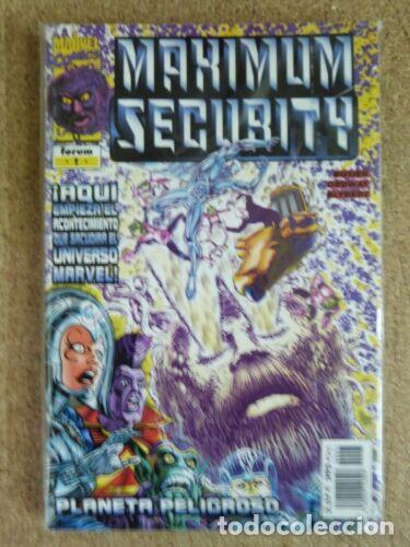 Libros: Maximum Security.Coleccion Completa de 4 Comics + Especial.Marvel.Forum - Foto 1