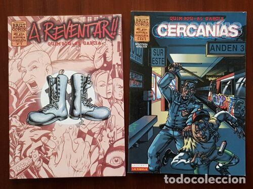 Libros: Col.Brut Comix.A reventar y Cercanias.Col.Completa 2 Comics.Quim Bou.La Cupula - Foto 1
