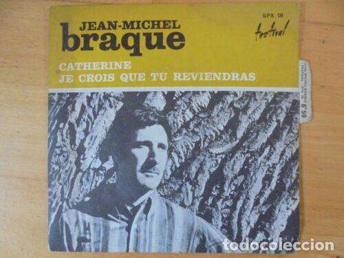 Libros: Disco Single 45 R.P.M.Jean-Michel Braque.Catherine - Foto 1