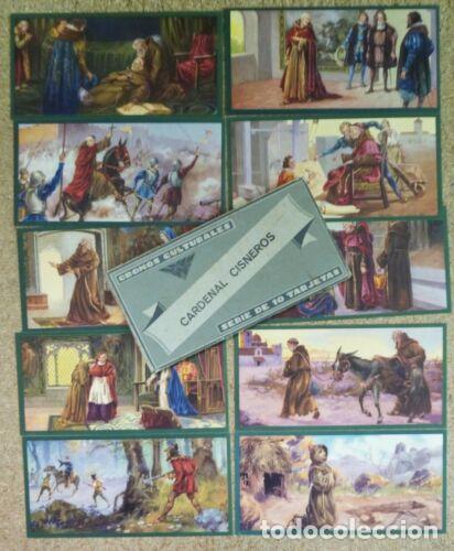 Libros: Cromos Culturales.Cardenal Cisneros.10 Tarjetas.Ediciones Barsal - Foto 1