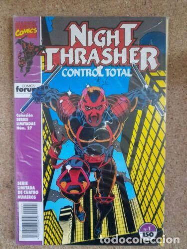 Libros: Night Thrasher.Control Total.Coleccion Completa de 4 Comics.Marvel.Forum - Foto 1