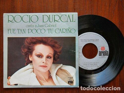 Libros: Disco Single 45 R.P.M.Rocio Durcal canta a Juan Gabriel