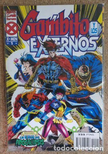 Libros: La Era de Apocalipsis.Gambito y Los Externos.Completa de 4 Comics.Marvel.Forum - Foto 1