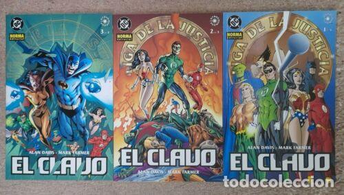 Libros: JLA El Clavo.Coleccion Completa de 3 Tomos.DC Comics.Norma - Foto 1