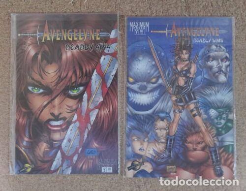 Libros: Avengelyne Deadly Sins.Coleccion Completa de 2 Comics.Maximum Press.Planeta - Foto 1
