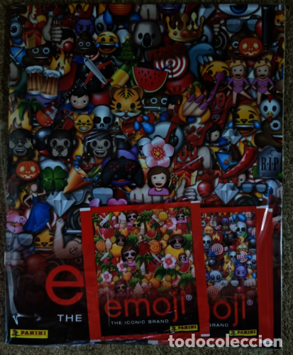 Libros: Album Emoji.vacio + 4 Sobres.Panini - Foto 1
