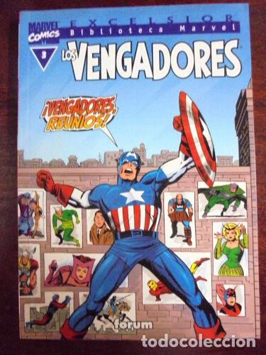 Libros: Biblioteca Marvel,Los Vengadores num.3,Ed. Forum - Foto 1