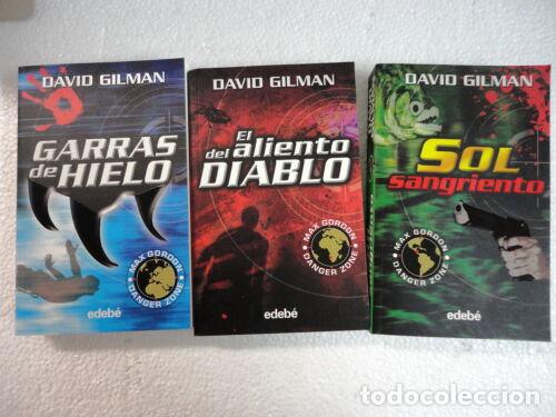 Libros: Max Gordon Danger Zone,David Gilman,col.completa 3 Libros,Edebe 2009 - Foto 1