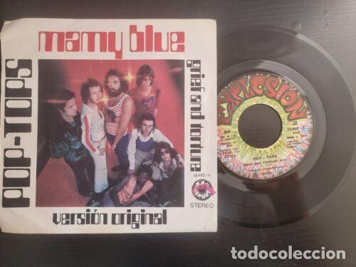 Libros: Disco Single 45 R.P.M.Pop-Tops.Mamy Blue - Foto 1