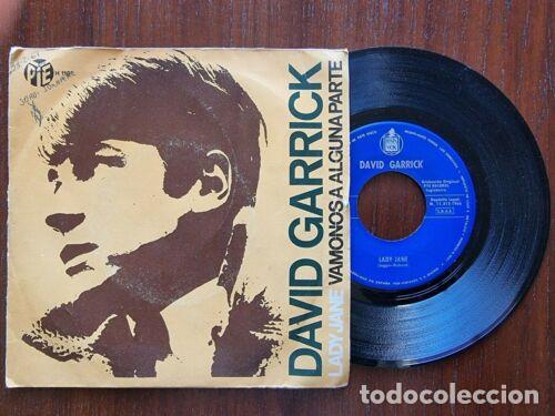 Libros: Disco Single 45 R.P.M.David Garrick.Lady Jane - Foto 1
