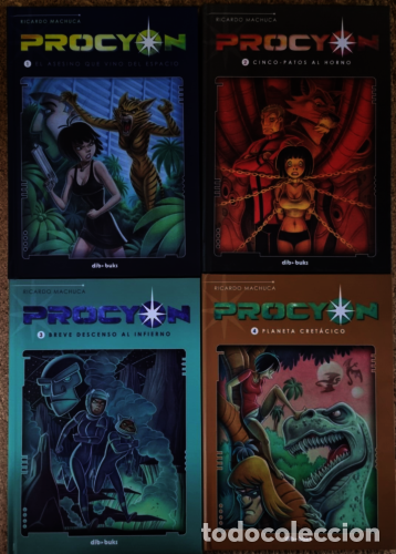 Libros: Procyon.Coleccion Completa 4 Tomos.Ricardo Machuca.Dibbuks - Foto 1