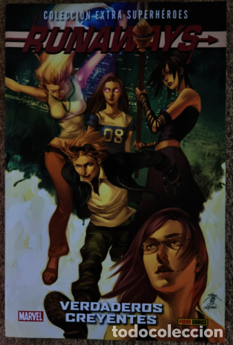 Libros: Extra Superheroes.Runaways.Verdaderos Creyentes.Marvel.Panini - Foto 1