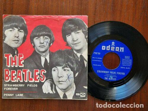 Libros: Disco Single 45 R.P.M.The Beatles.Strawberry Fields