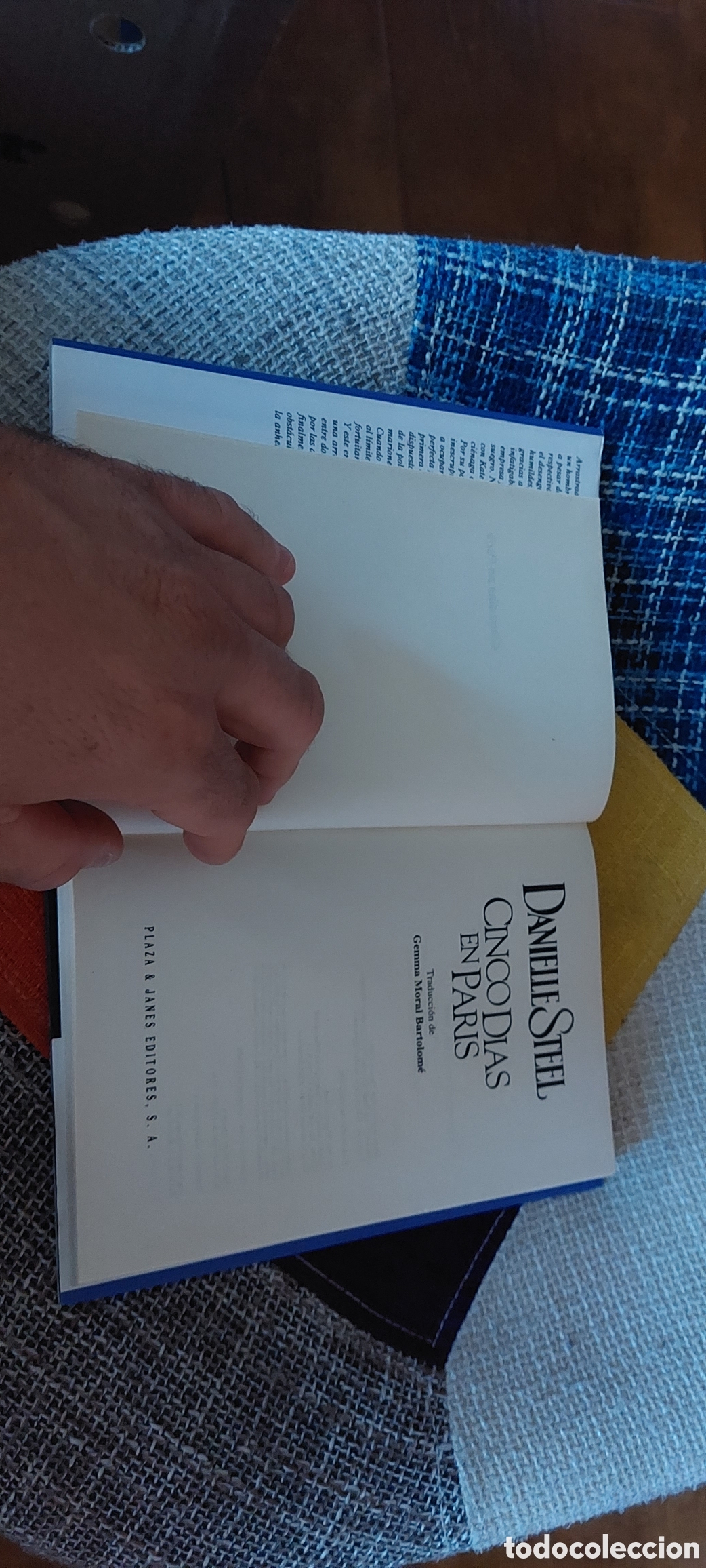 Libros: Libro Cinco D&iacute;as en Par&iacute;s -Danielle Steel- 1&deg; Edicion (LB) - Foto 4