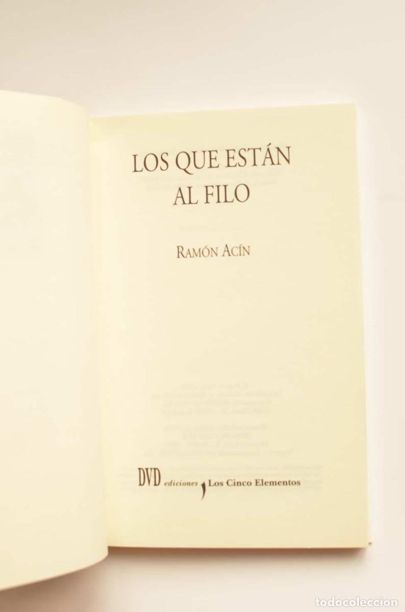 Libros: Los que est&aacute;n al filo - AC&Iacute;N, Ram&oacute;n - Foto 2