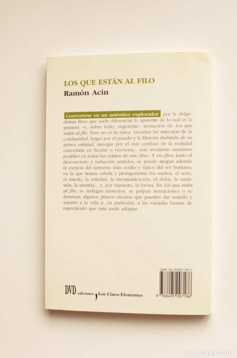 Libros: Los que est&aacute;n al filo - AC&Iacute;N, Ram&oacute;n - Foto 3