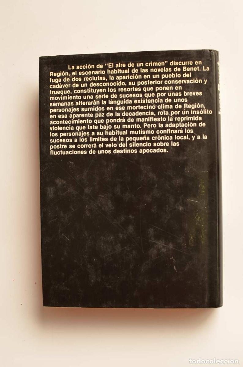 Libros: El aire de un crimen - BENET, Juan - Foto 4