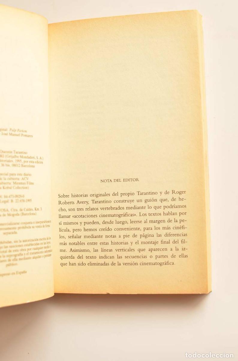 Libros: GUION Pulp Fiction - TARANTINO, Quentin - Foto 3