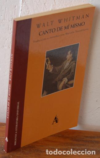 Libros: CANTO DE M&Iacute; MISMO - WAT WHITMAN - Foto 1