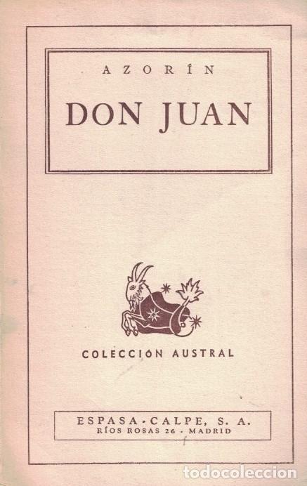 Libros: DON JUAN. - Azor&iacute;n. - Foto 1