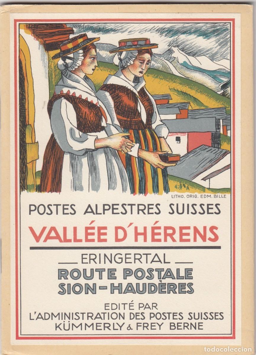 Libros: VALL&Eacute;E DH&Eacute;RENS. ERIGERTAL. ROUTE POSTALE. SION - HAUD&Egrave;RES - ACF - Foto 1