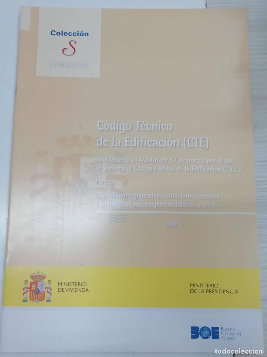 Libros: C&oacute;digo t&eacute;cnico de la Edificaci&oacute;n CTE. Colecci&oacute;n separatas. Completo 10 tomos - Foto 2