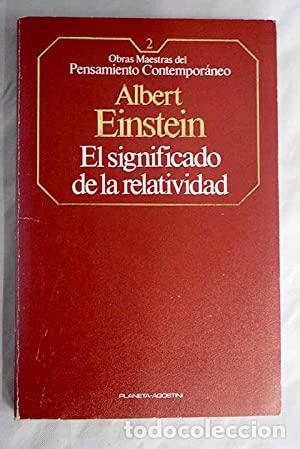 Libros: SOBRE LA TEOR&Iacute;A ESPECIAL Y LA TEOR&Iacute;A GENERAL DE LA RELATIVIDAD - Albert Einstein - Foto 1