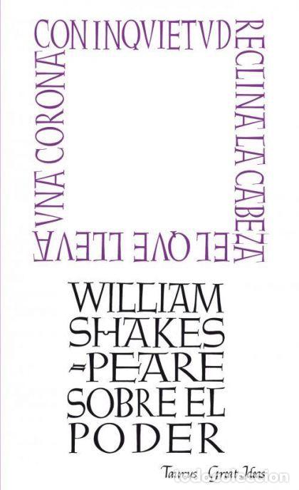Libros: SOBRE EL PODER - William Shakespeare - Foto 1